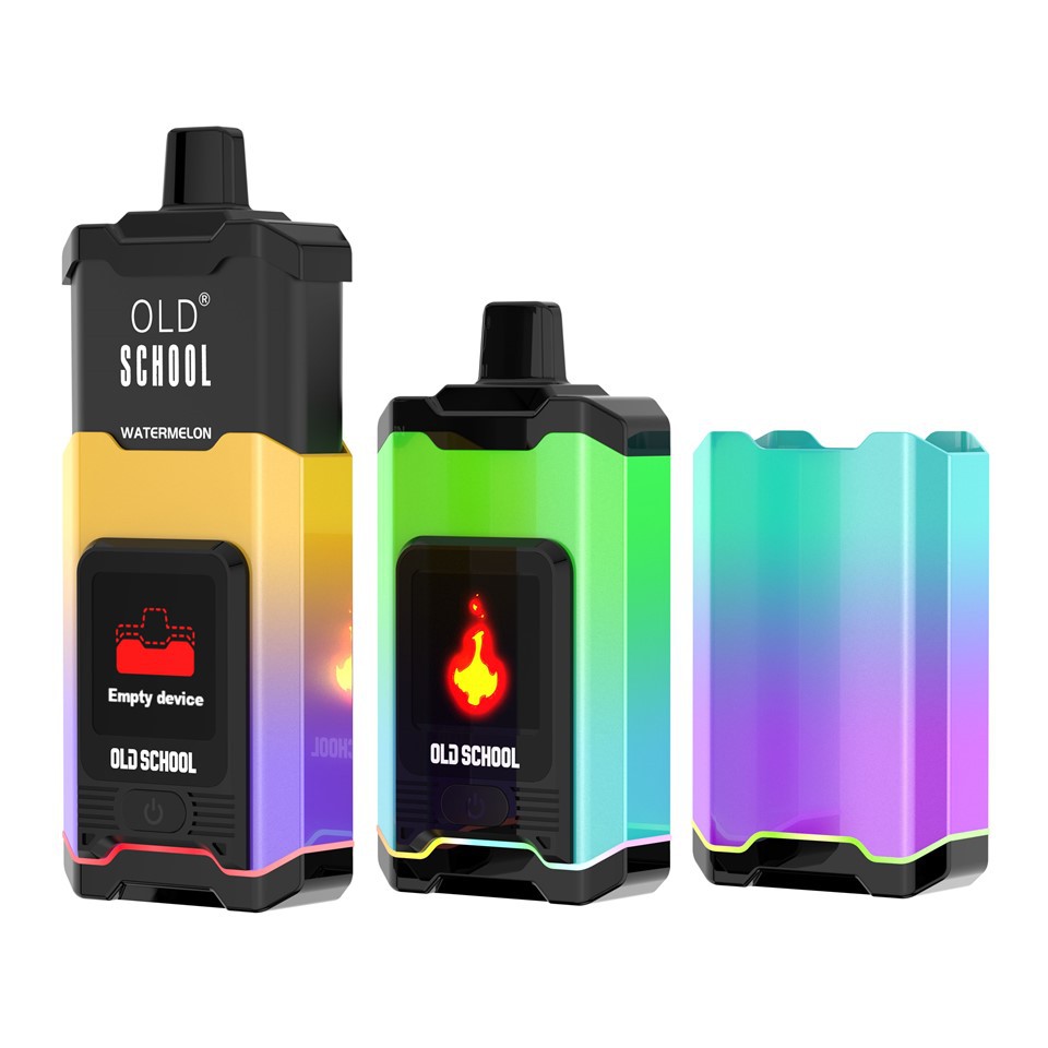 Fungsi paparan LCD 24000Puffs Vape Pod yang boleh diganti