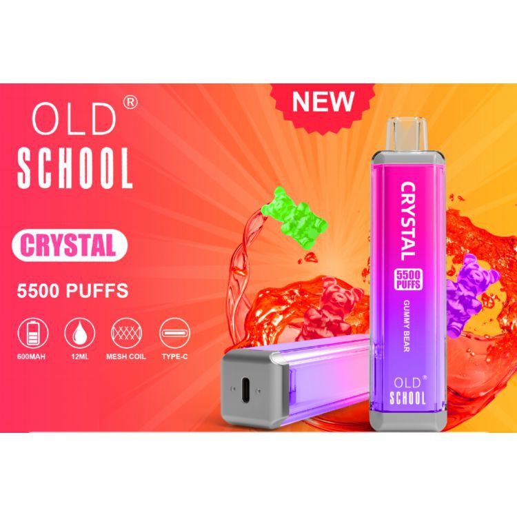 Crystal 5500 Puffs Vape Pecutan